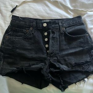 Agolde Parker denim shorts